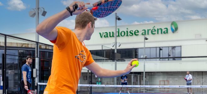 Padel à la Vaudoise aréna